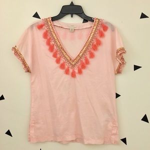 J. Crew Tassle Tunic